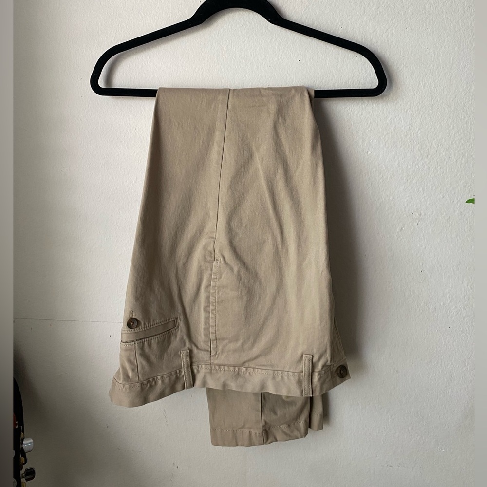 Mens Khaki Pants Slim Straight